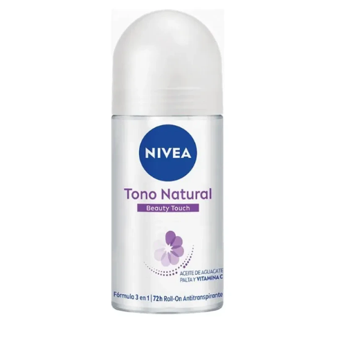 DESODORANTE NIVEA ROLL ON TONO NATURAL 50ML